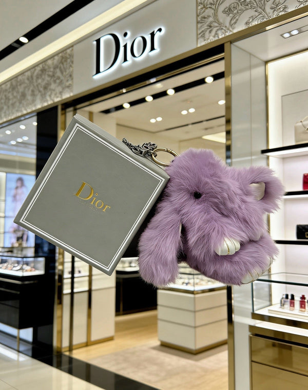 CD Purple Rabbit Charm