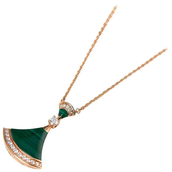 COLLANA DREAM MALACHITE DIAMANTE