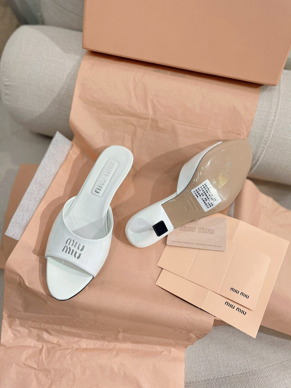 Miu 2026 Sandals 45mm Patent Leather 155493