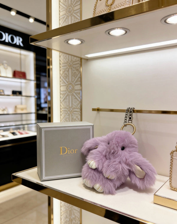 CD Purple Rabbit Charm