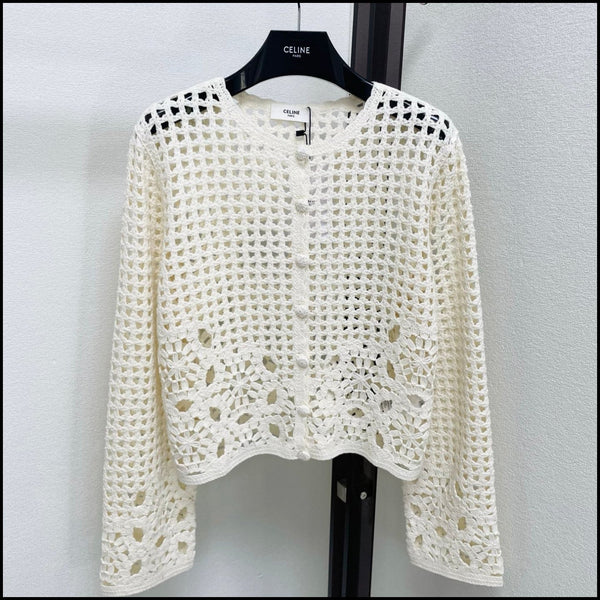 CE 2026 Long-sleeved Cardigan Wool Cotton 413793