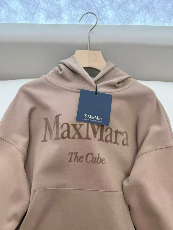 Maxmara Felpa Hoodie Sweatshirt and Pants Set Cotton