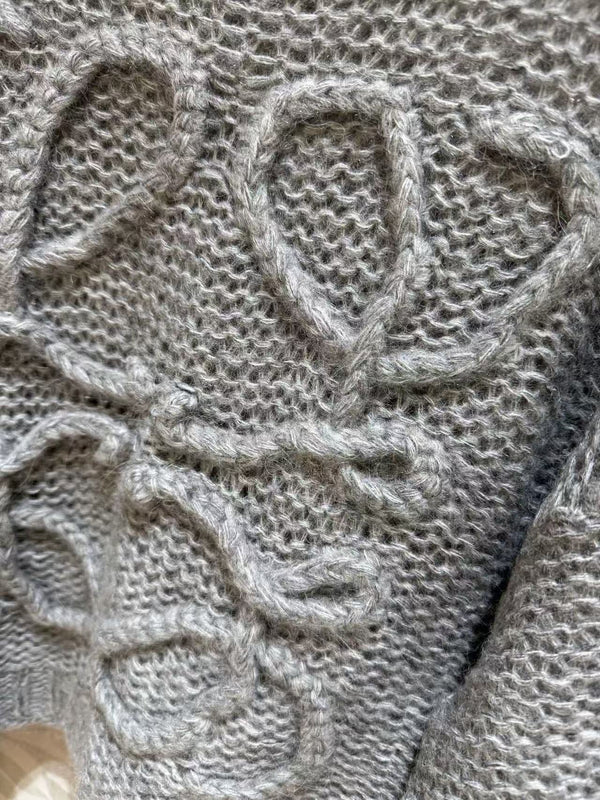 Loewe Anagram open-knit sweater