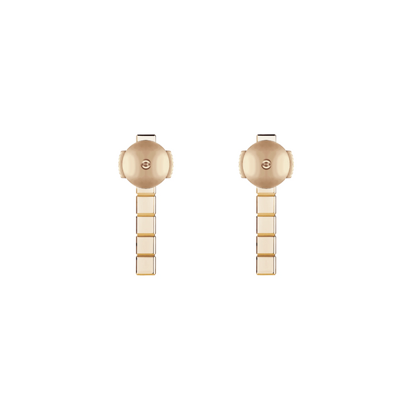 ICE CUBE PINK GOLD EARRINGS