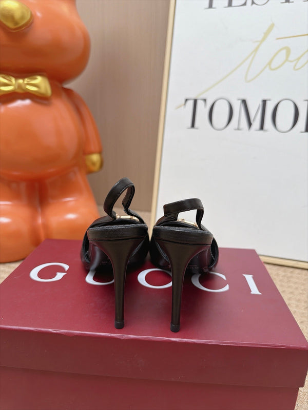 GG 26s Slingback Heels 10.5cm Lambskin
