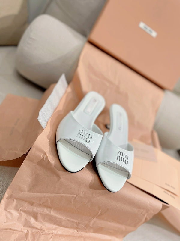 Miu 2026 Sandals 45mm Patent Leather 155493