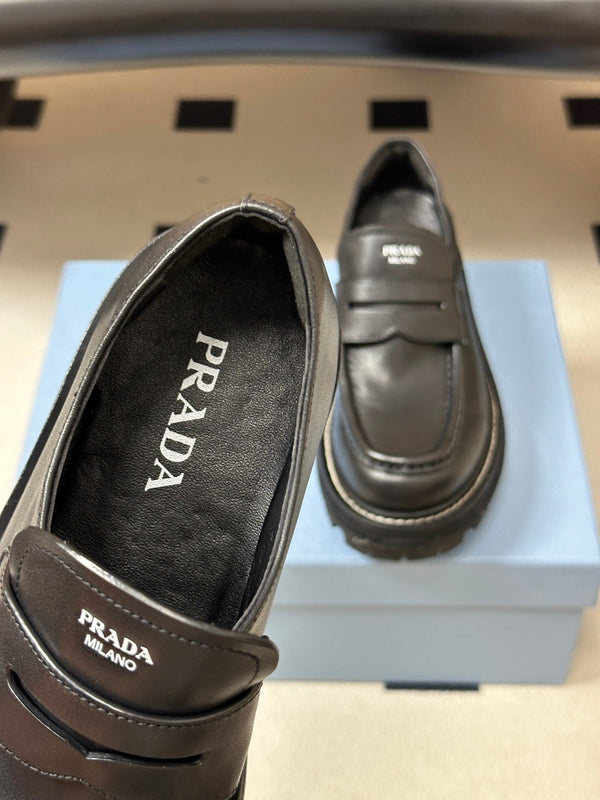 Prad 2026 Platform Loafers Cowhide 151269