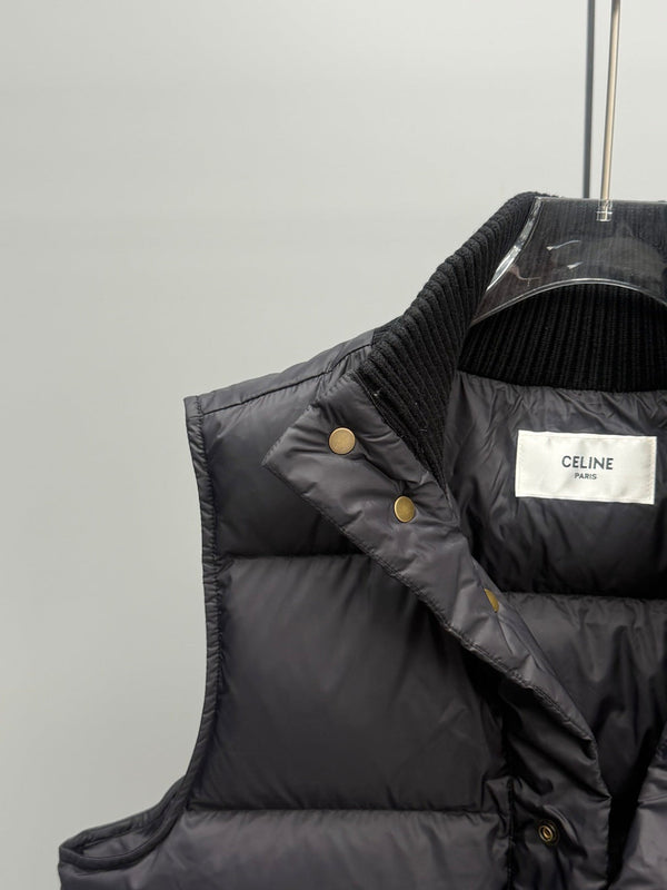 CE 2026 Knitted Collar Vest Nylon Down 427749