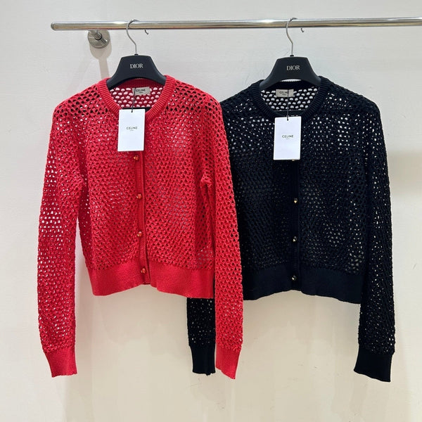 CE 2026 Crocheted Short Cardigan Wool 407222