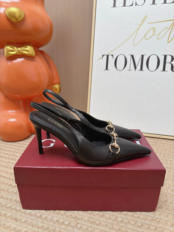 GG 26s Slingback Heels 10.5cm Lambskin
