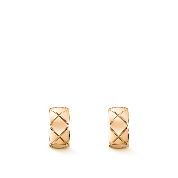 ORECCHINI CRUSH TRAPUNTATI IN ORO ROSA