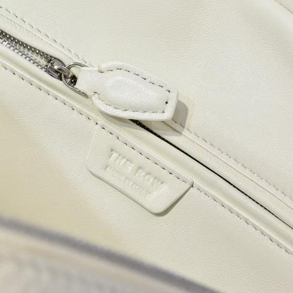The Row India Bag 32cm Off-White Calfskin