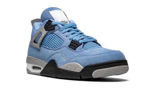 Nike Air Jordan 4 Blue Black Suede 04