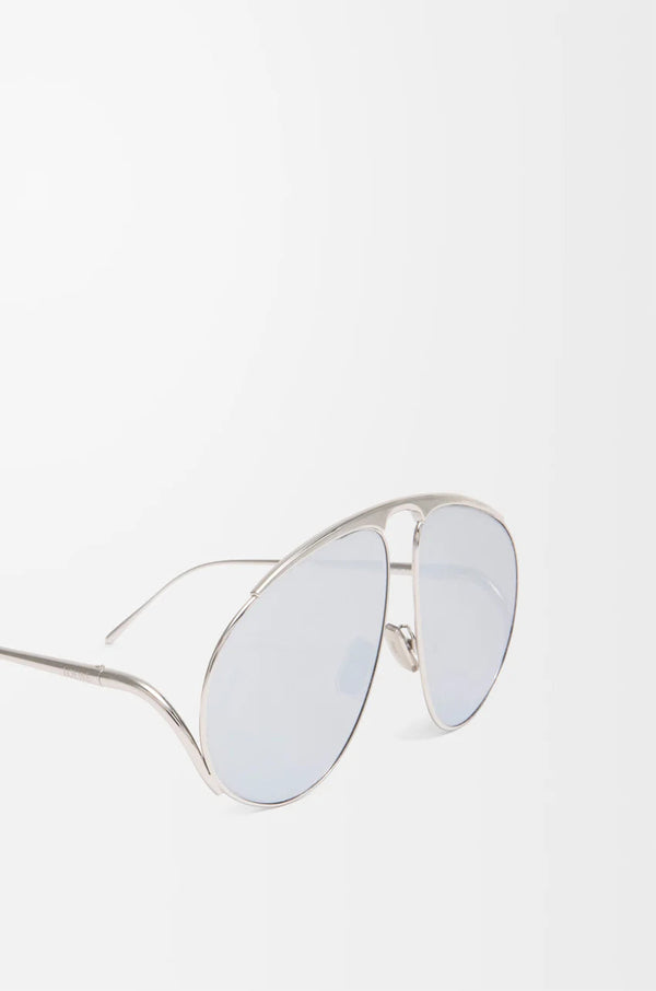 Loewe Hillock sunglasses Silver Acetate