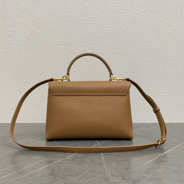 celin medium nino 25cm brown calfskin gold hardware