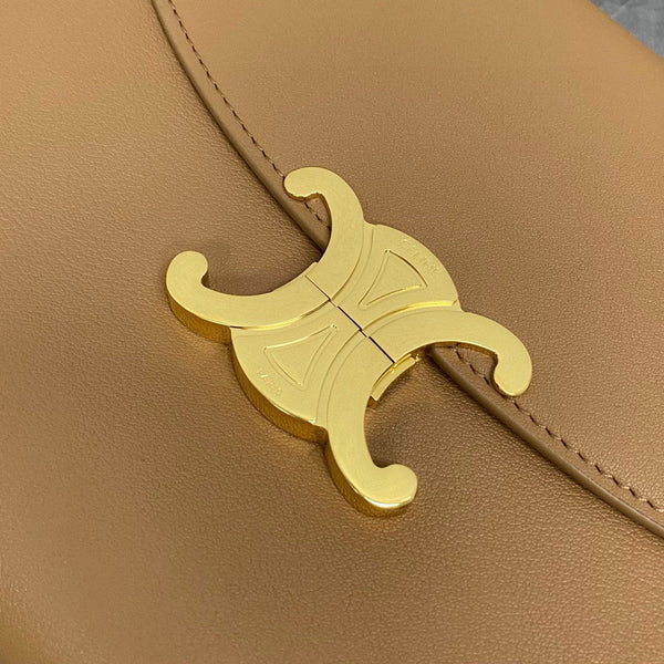 celin medium nino 25cm brown calfskin gold hardware