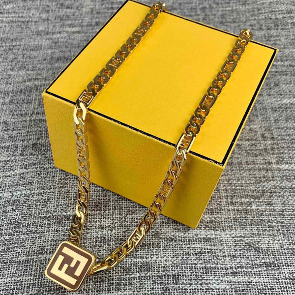 FOREVER FF GOLD NECKLACE
