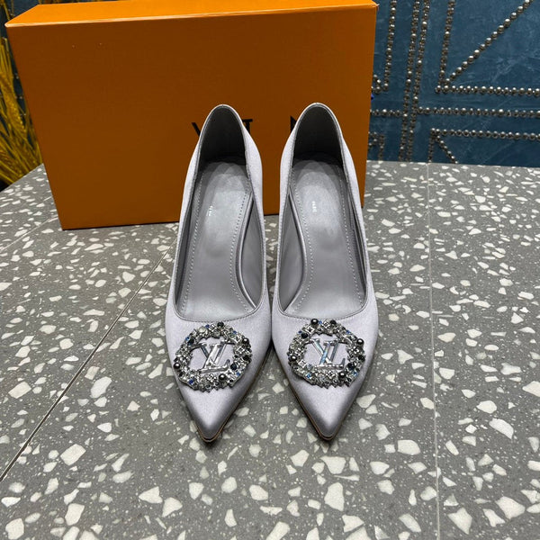 DÉCOLLETÉ LV MET SLINGBACK GRIGIO