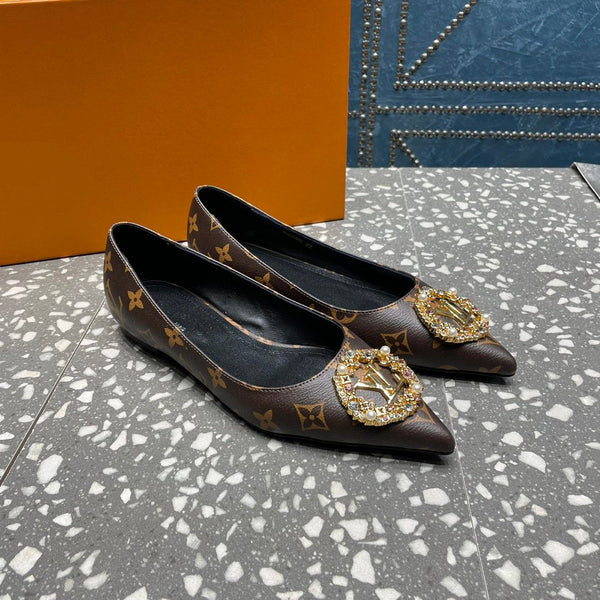 LV MET BALLERINA PIATTA MONOGRAM