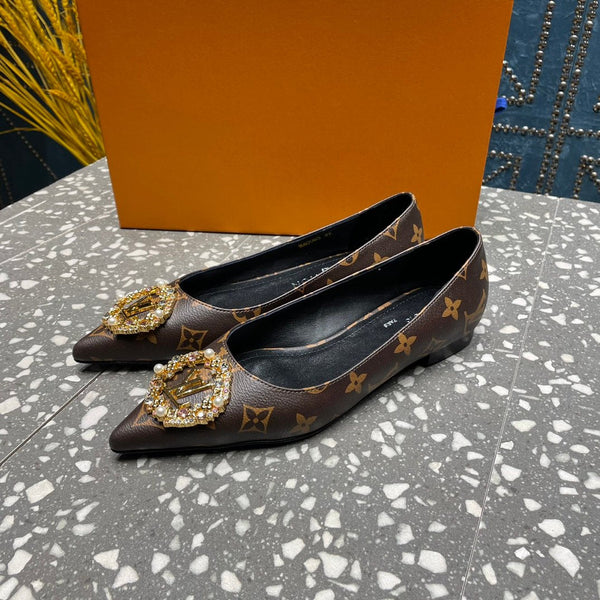 LV MET BALLERINA PIATTA MONOGRAM