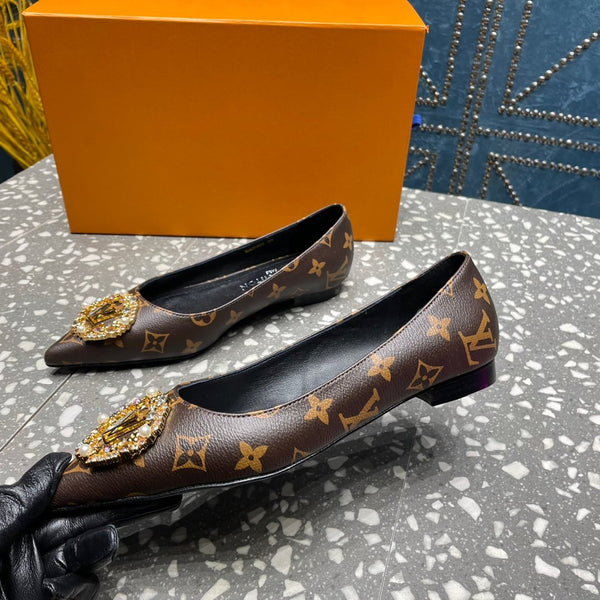 LV MET BALLERINA PIATTA MONOGRAM