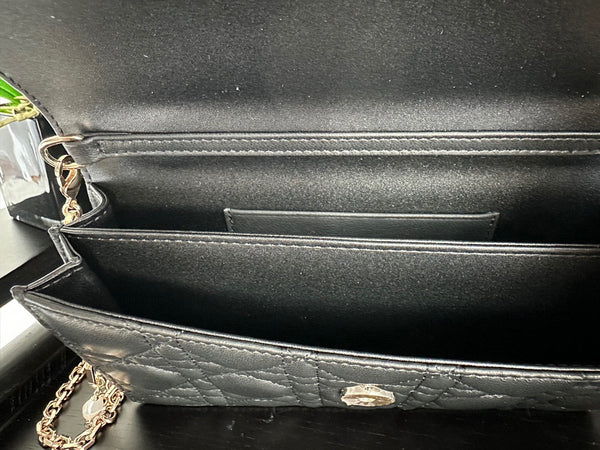 MISS CD 21CM PELLE DI AGNELLO NERA