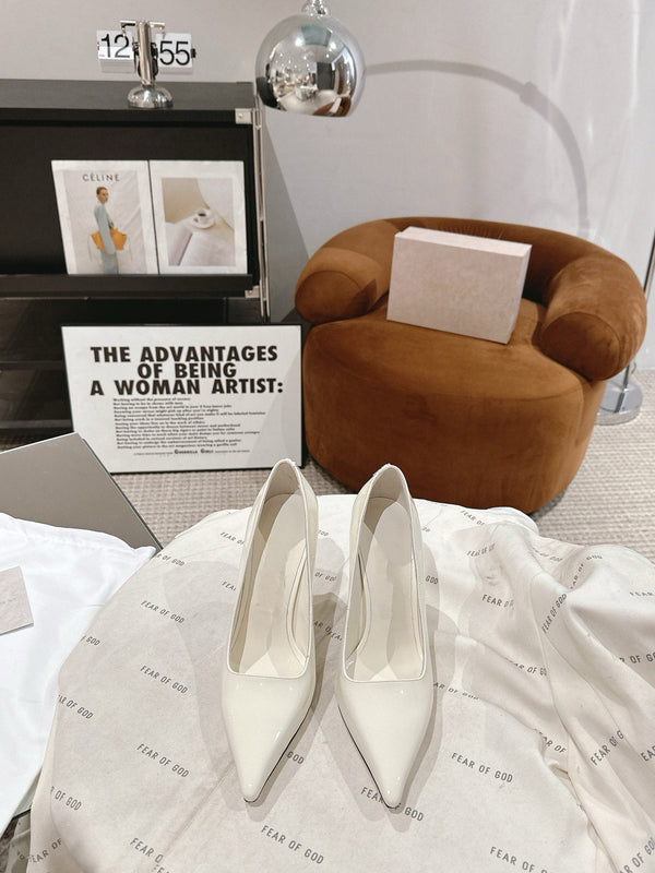 lxia 10cm white goatskin