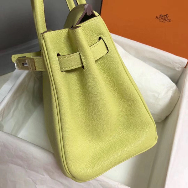 HM BIRKIN 25CM PELLE GIALLA TOGO FERRAMENTA ORO