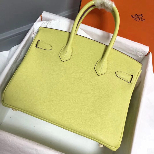 HM BIRKIN 25CM PELLE GIALLA TOGO FERRAMENTA ORO
