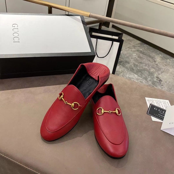gg loafer dark red calfskin