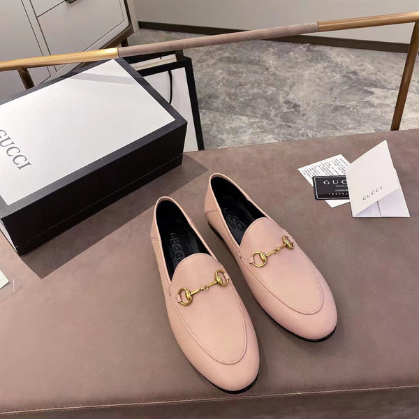 mocassino gg in pelle di vitello rosa chiaro