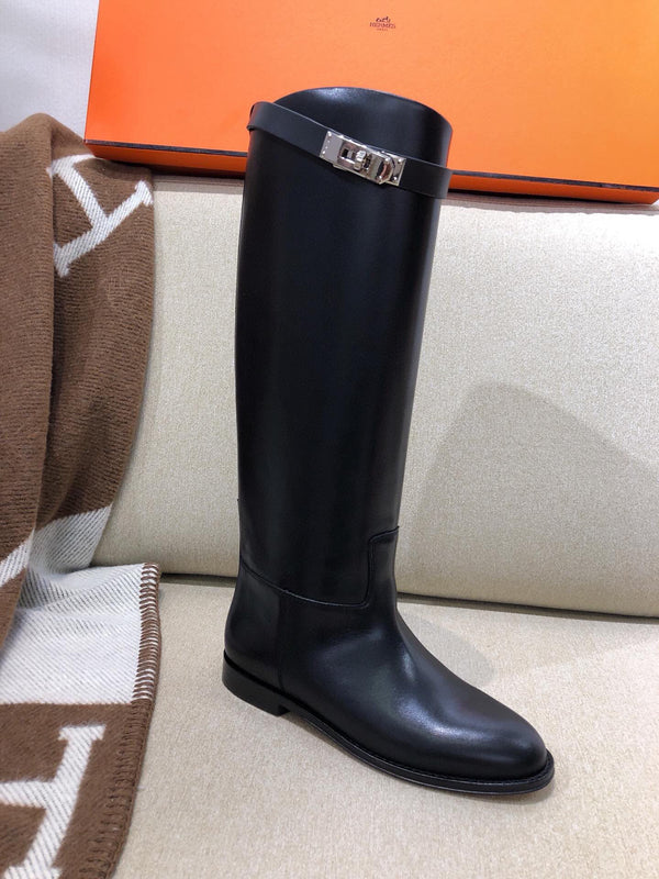 HM Black Leather Jumping Boots