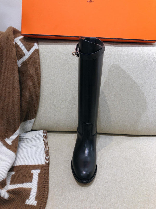 HM Black Leather Jumping Boots