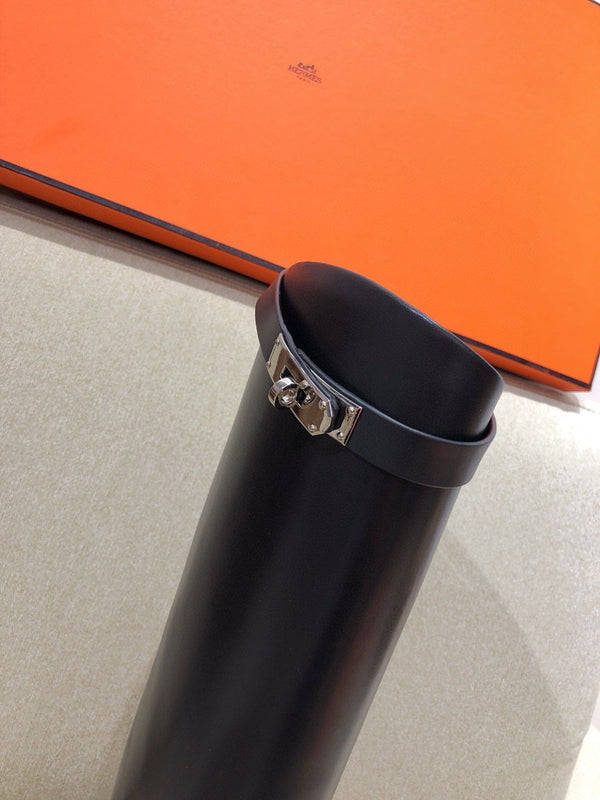 HM Black Leather Jumping Boots