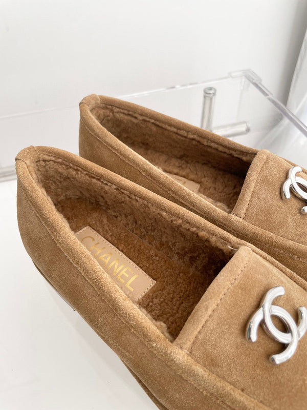 MOCASSINI CC SHERPA CAMOSCIO MARRONE SHW