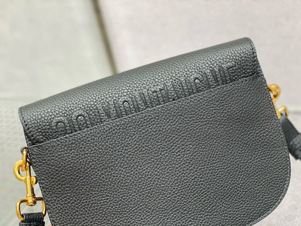 Borsa Bobby Media CD in pelle di vitello nera Ghw