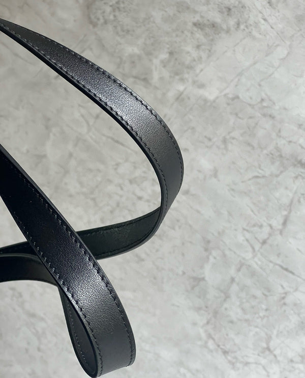 LOEW PUZZLE FOLD TOTE IBLACK SHINY CALFSKIN