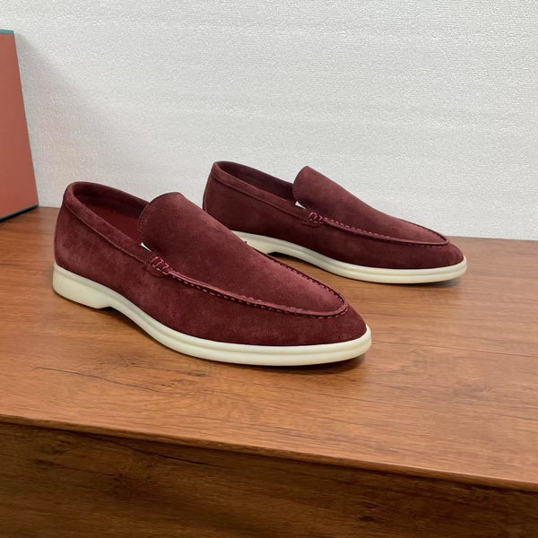 LP Unisex Summer Walk Loafer Burgundy Suede