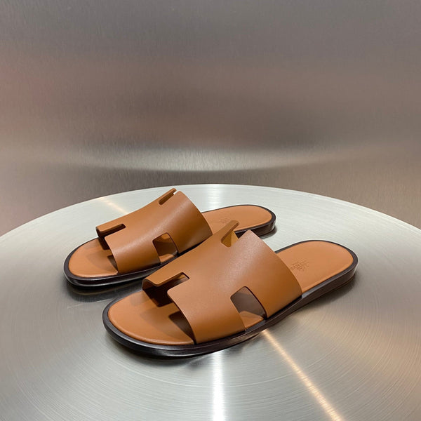 HM IZMIR SANDAL BROWN COWHIDE