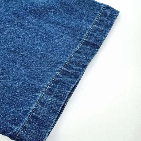 Camicia da uomo a maniche corte ALoewe in denim blu