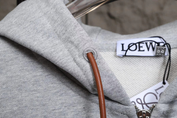 ELW Flamenco Hoodie Jacket in Gray Cotton