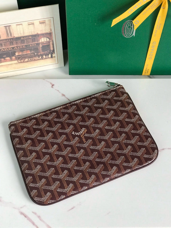 Borsa per cosmetici Goyard Burgurdy Goyardine Senat PM