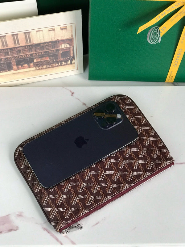 Borsa per cosmetici Goyard Burgurdy Goyardine Senat PM