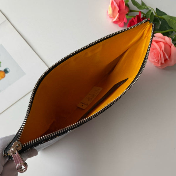 Borsa per cosmetici Goyard nera Goyardine Senat PM