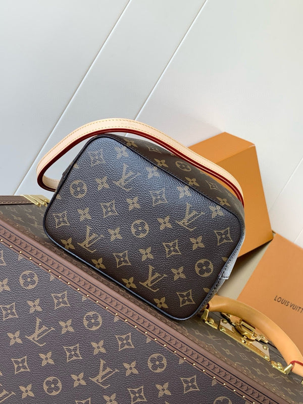 NÉONOÉ BB 20 IN TELA MONOGRAM MARRONE