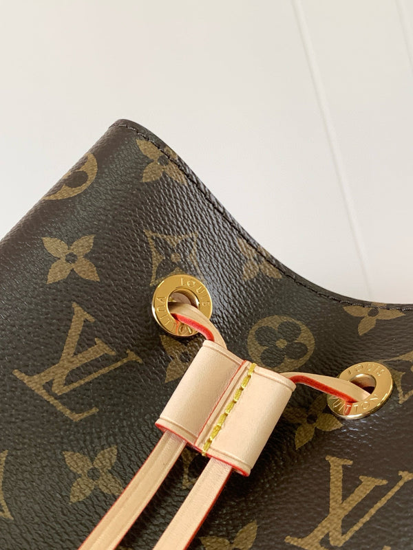 NÉONOÉ BB 20 IN TELA MONOGRAM MARRONE