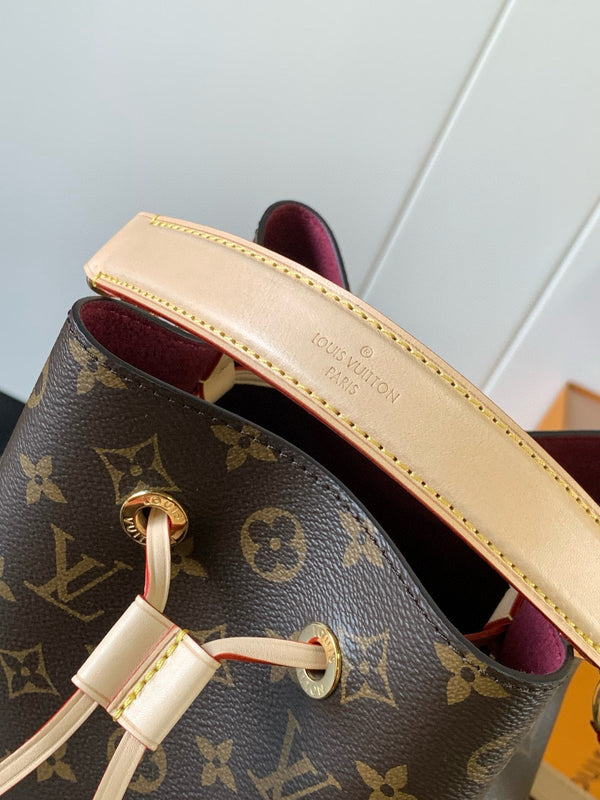NÉONOÉ BB 20 IN TELA MONOGRAM MARRONE