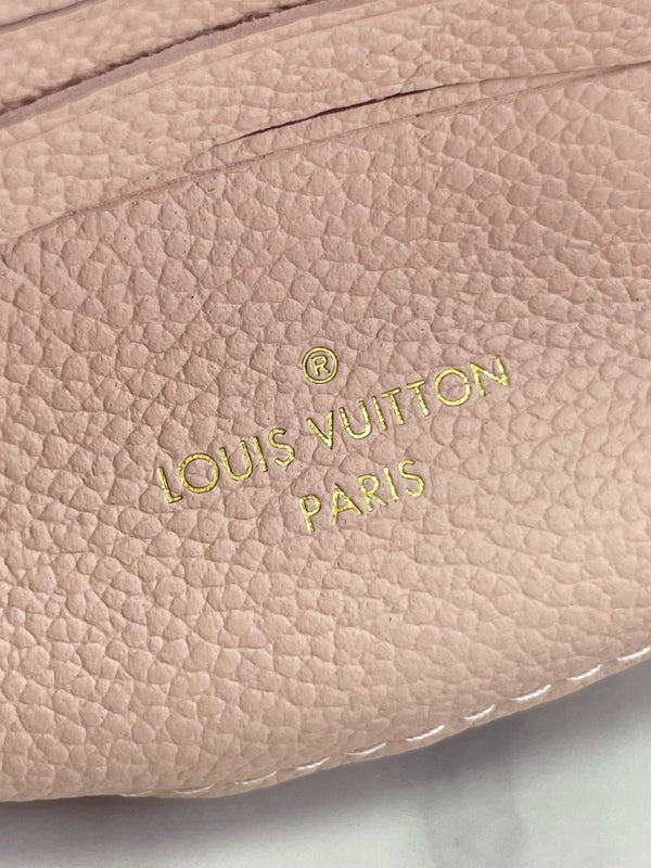 NANO MADELEINE 21 IN PINK EMBOSSED CALFSKIN GOLD HARDWARE