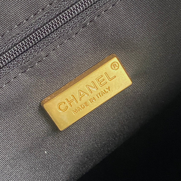 Borsa Hobo 25C 31cm in pelle di vitello nera