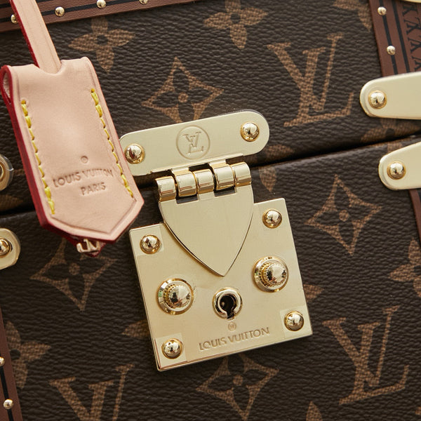 MINI RECTANGLE TRUNK 17 IN BROWN MONOGRAM CANVAS